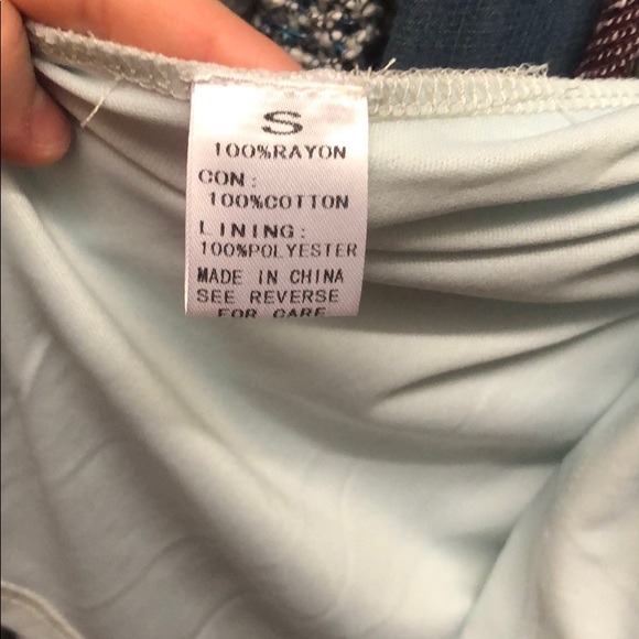 Backless Maxi Dress- Seafoam, Small - Picture 5 of 5